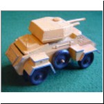 Charbens No.26 Armoured Car with plastic turret and rear cover
