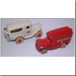 Savoye Ambulance and Tommy Toy Police Van (made in USA)