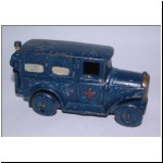 Charbens Ambulance with man at rear